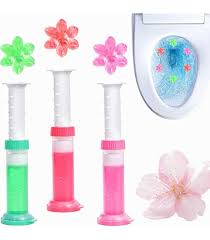 جل تنظيف الحمام المعطر على شكل وردة – رائحة منعشة وتنظيف فعال