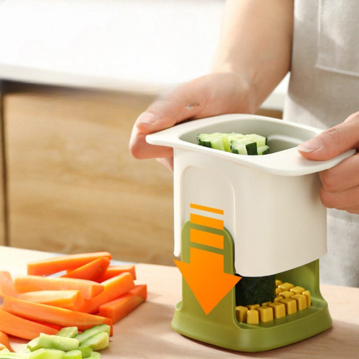 القطاعه المحمولة لتقطيع الخضار والفاكهة – ستانلس ستيل متعددة الاستخدام
