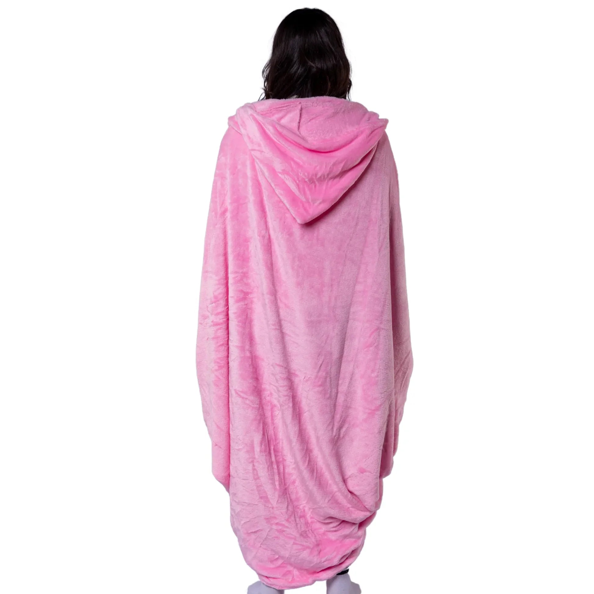 بطانية قابلة للارتداء وردي – دفء وراحة بأناقة